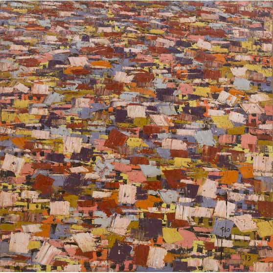 Ablade Glover, Townscape, 2013, AG188