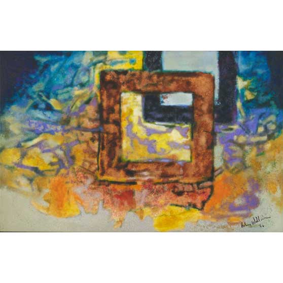 Aubrey Williams, Hymn to the Sun VIB (Olmec-Maya and Now), 1984, AWE015