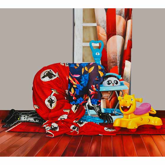 Eddy Kamuanga Ilunga, La parenthèse du red (Red Misconception), 2024, EI158