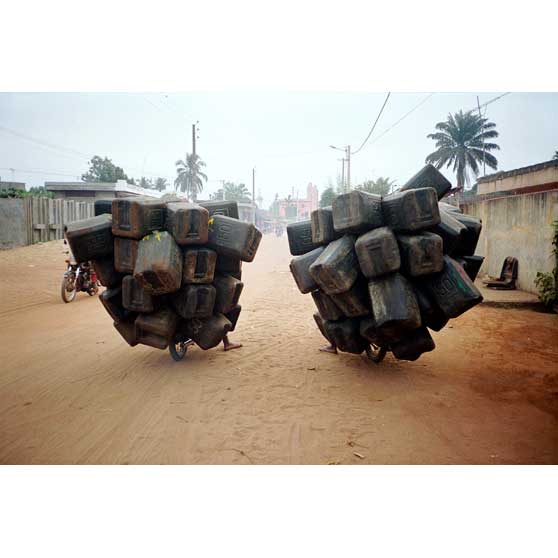 Romuald Hazoumè, Twin Airbags, from the series 'Kpayoland', 2004, RH033