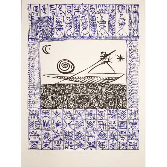 Rachid Koraïchi, Dans L'Eclat de la Mer, 2005, RK15