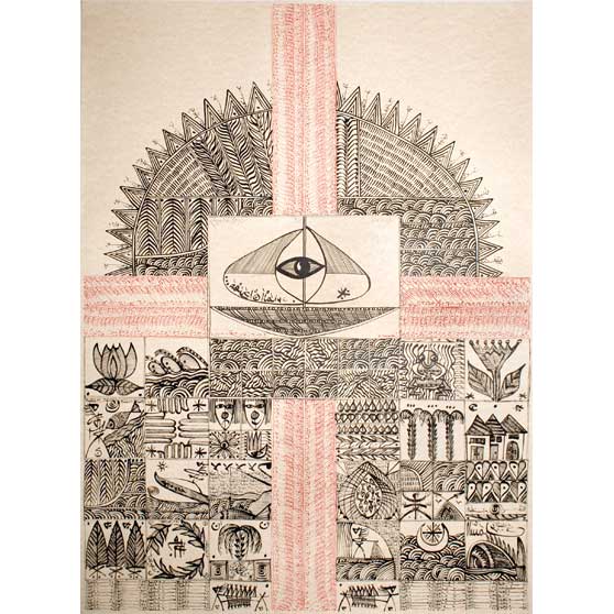 Rachid Koraïchi, L’Ô!, 2007, RK57