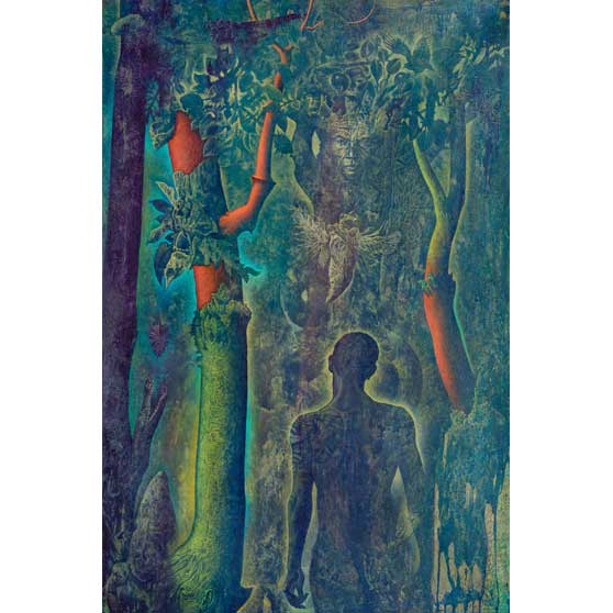 Rafael Trelles, Bosque nocturno (Night Forest), 2020 RT16
