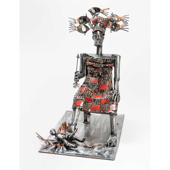 Sokari Douglas Camp, Squashed Cupid, 2021, SDC063