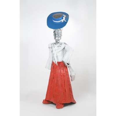 Sokari Douglas Camp, Calico Red Skirt, 2026 SDC094