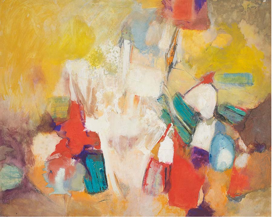 Aubrey Williams, Untitled, c. 1969. Gouache on paper, 61.5 x 76.5 cm. 