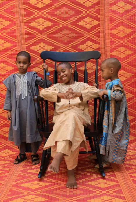 Djibril Dramé, Ndewendeul Series: The Lads, 2022. Giclée print on Hahnemühle FineArt Baryta 325 gsm paper. 84 x 56 cm. Djibril Dramé, Ndewendeul Series: The Lads, 2022. Giclée print on Hahnemühle FineArt Baryta 325 gsm paper. 84 x 56 cm.