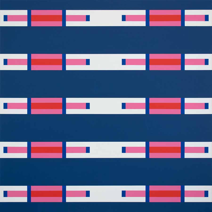 Jordan Ann Craig Something To Do With Being Held, 2019. Acrylic on Canvas 101.6 x 101.6 cm 