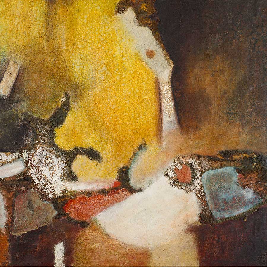 Aubrey Williams, May Day (detail), 1962. Oil on canvas, 64.5 x 75 cm.