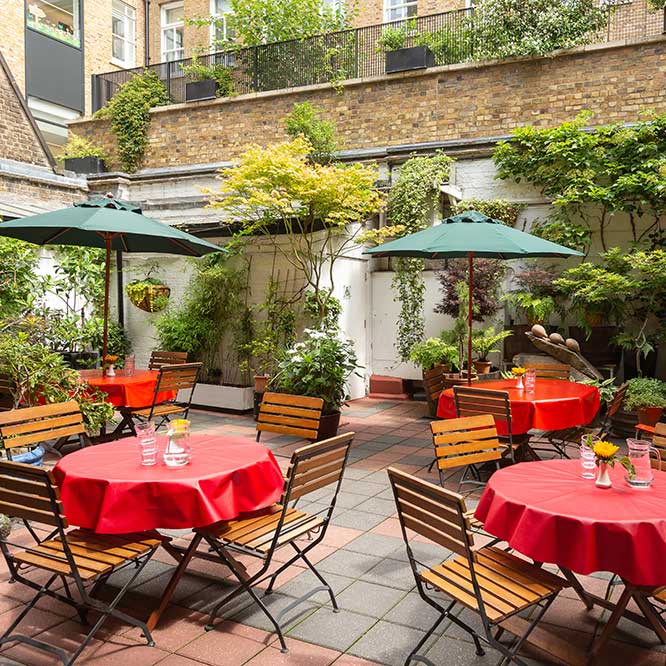 October Gallery Courtyard